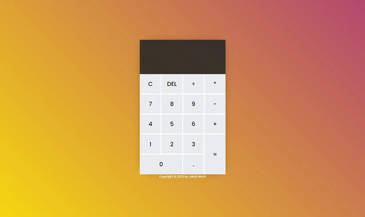 Calculator app preview