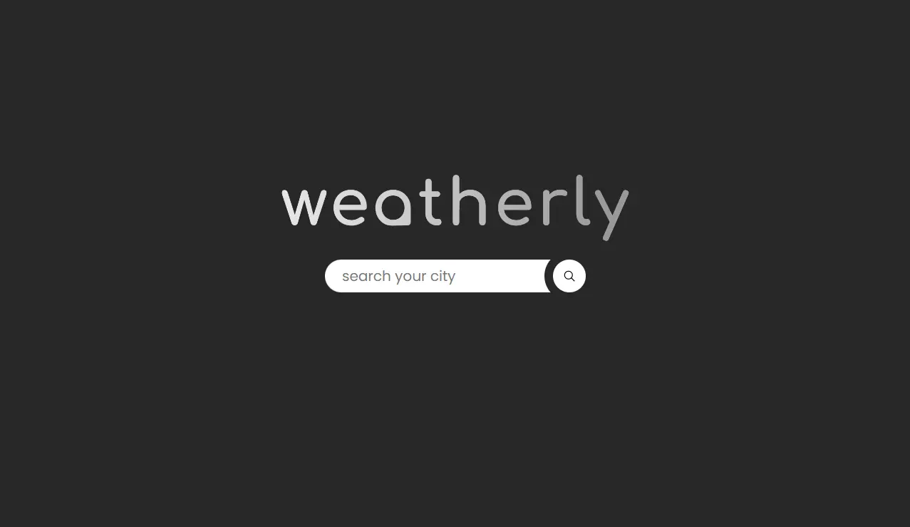 Weatherly app preview